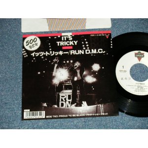 Photo: RUN D.M.C. - IT'S TRICKY : PROUD TO BE BLACK ( Ex+++/MINT-SWOFC)   / 1987 JAPAN ORIGINAL  Used 7"45 Single