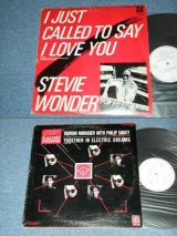 Photo: STEVIE WONDER / GERGIO MORODER WITH PHILIP OAKEY - I JUST CALLED TO SAY I LOVE YOU / TOGETHER IN ELECTRIC DREAMS (Ex+/Ex+++) / JAPAN ORIGINAL "PROMO ONL6Y Coupling" Uswed 12" Single 