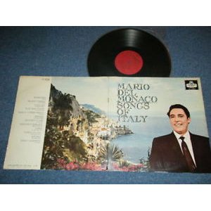 Photo: MARIO DEL MONACO 　マリオ・デル・モナコ- SONGS OF ITALY イタリア民謡集 (Ex++/Ex+++) / 1962 Japan Original Used LP 