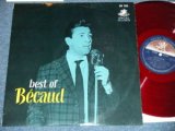 Photo: GILBERT BECAUD - BEST OF BECAUD (Ex++/MINT-)/  1960's Japan Original Red Vinyl Wax Used LP 