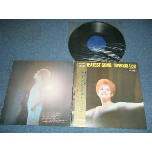 Photo: BRENDA LEE ブレンダ・リー - MY GREATEST SONG ( Ex+++/MINT- )   /  1960's   JAPAN ORIGINAL  Used 12" LP  With OBI EDSP