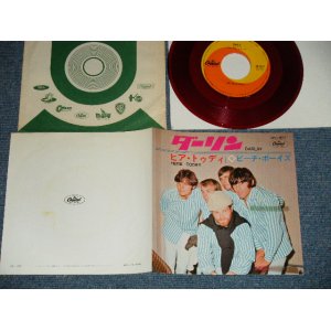 Photo: THE BEACH BOYS ビーチ・ボーイズ - DARLIN' : HERE TODAY   (Ex+/Ex+++ TAPEOFC)   / 1960's JAPAN ORIGINAL  "RED WAX Vinyl" Used 7" Single 