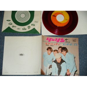 Photo: THE BEACH BOYS ビーチ・ボーイズ - DARLIN' : HERE TODAY   (Ex++/MINT-  WOFC)   / 1960's JAPAN ORIGINAL  "RED WAX Vinyl" Used 7" Single 