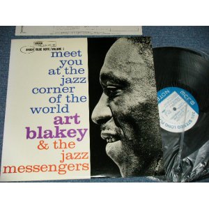 Photo: ART BLAKEY & The Jazz Messengers  - MEET YOU AT THE JAZZ CORNER OF THE WORLD (MINT-/MINT ) / 1983  Version JAPAN REISSUE Used LP