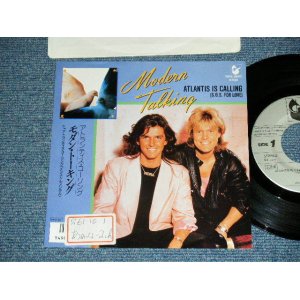 Photo: MODERN TALKING - A)   ATLANTIS IS CALLING  B)  ATLANTIS IS CALLING ( INSTRUMENTAL)  / 1986 JAPAN ORIGINAL "PROMO"  Used  7"45 Single