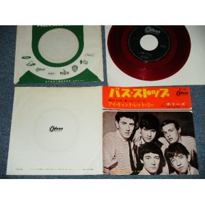 Photo: THE HOLLIES - A) BUS STOP   B) I CAN'T LET GO (Ex++/Ex++)  / 1966  JAPAN ORIGINAL "RED WAX Vinyl" Used 7"Single 