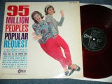 Photo: V.A. OMNIBUS (BEATLES, MATT MONRO, CHART BUSTERS, GLORIA LASSO, PETER AND GORDON, RICHARD ALLAN, FRANK POURCEL, FENDERS, DANNY WILLIAMS, ANIMALS, DAVE CLARK FIVE, CLIFF RICHARD, MAXIMSAURY)  - 95 MILLION PEOPLE'S POPULAR REQUEST (Ex+/Ex++++ EDSP)  / JAPAN ONLY ORIGINAL   "RED WAX Vinyl"  Used LP