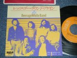 Photo: AVERAGE WHITE BAND  - A) LET'S GO ROUND AGAIN   B)IF LOVE ONLY LASTS FOR ONE NIGHT (Ex++/MINT- )  / 1980  JAPAN ORIGINAL  Used 7"Single 