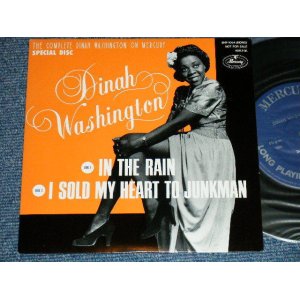 Photo: KARAOKE (DINAH WASHINGTON)  - A) IN THE RAIN  B ) I SOLD MY HEART TO JUNKMAN  ( Original 1948.6.3.&8 Recordings Minus Vocal Track) ( MINT-/MINT)  /  Japan Original "PROMO ONLY" Used 7"45 Used 7"45 Single