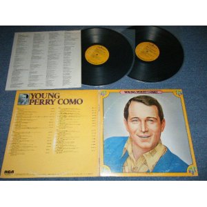 Photo: PERRY COMO ペリー・コモ - YOUNG PERRY COMO 若き日のペリー・コモ (Ex+/MINT-  SWOBC) / 1981 JAPAN ORIGINAL Used 2-LP's