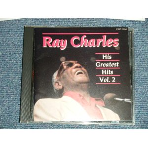 Photo: RAY CHARLES - HIS GREATEST HITS Vol.2 (MINT-/MINT)/ 1988 JAPAN ORIGINAL 3000Yen Mark Used CD