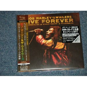 Photo: BOB MARLEY ボブ・マーリー -    ライヴ・フォーエヴァー~ピッツバーグの奇跡 ~ LIVE FOREVER  (SEALED)  / 2011 JAPAN ORIGINAL SHMCD  "BRAND NEW SEALED" 2-CD  with OBI 