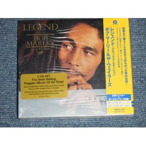 Photo: BOB MARLEY ボブ・マーリー - LEGEND ~DELUXE EDITION  バーニン〜デラックス・エディション Limited Edition  (SEALED) / 2002  JAPAN ORIGINAL OBI & LINER + USA PRESS "BRAND NEW SEALED"  2-CD  with OBI 