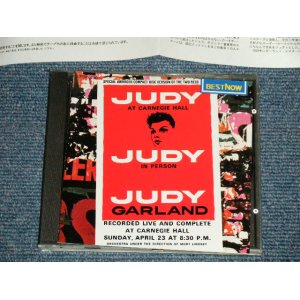 Photo: JUDY GARLAND ジュディー・ガーランド - JUDY AT CARNEGIE HALL  (MINT-/MINT)  / 1988 JAPAN  ORIGINAL Used  CD 