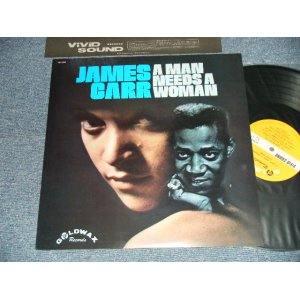 Photo: JAMES CARR ジェイムス・カー -  A MAN NEEDS A WOMAN ア・マン・ニーズ・ア・ウーマン (Ex+++/MINT-) / 1977 JAPAN ORIGINAL Used LP 