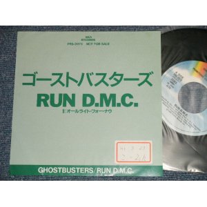 Photo: RUN D.M.C. - A) GHOSTBUSTERS  B) GHOSTBUSTERS(INST) ( Ex++/MINT- STOFC)   / 1989 JAPAN ORIGINAL "PROMO ONLY" Used 7"45 Single