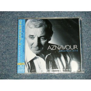 Photo: CHARLES AZNAVOUR シャルル・アズナブール  -  GREATEST HITS グレイテスト・ヒッツ・フォー・ジャパン  ..(SEALED) / 2001 JAPAN "BRAND NEW SEALED" CD with OBI  