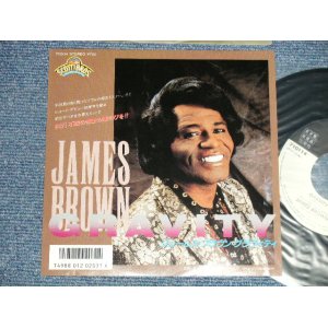 Photo: JAMES BROWN ジェームス・ブラウン -  A) GRAVITY  B) GRAVITY(DUB MIX) (Ex++/MINT-) / 1986 JAPAN ORIGINAL "PROMO" Used 7"45 Single