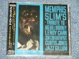 Photo: MEMPHIS SLIM メンフィス・スリム - MEMPHIS SLIM'S TRIBUTE To Big Bill Broonzy, Leroy Carr, Cow Cow Davenport, Curtis Jones, Jazz Gillum メンフィス・スリムズ・トリビュート  (SEALED)　/ 2002 JAPAN  ORIGINAL ”BRAND NEW SEALED" CD 