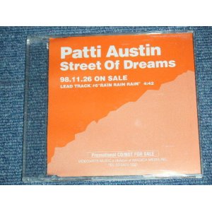 Photo: PATTI AUSTIN パティ・オースティン - STREET OF DREAMS  / RAIN RAIN RAIN (MINT-/MINT)  / 1997 Japan ORIGINAL Promo Only Used Maxi CD  