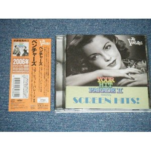 Photo: THE VENTURES ベンチャーズ - YOUR HIT PARADE II featuring SCREEN HITS!  ユア・ヒット・パレード II  ~フィーチャリング・スクリーン・ヒッツ (MINT-/MINT) / 2003 JAPAN ORIGINAL  Used CD with OBI 