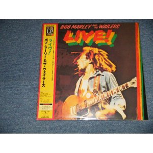 Photo: BOB MARLEY & THE WAILERS ボブ・マーリィ - LIVE!  (MINT/MINT) / 2007 JAPAN REISSUE Limited "200 Gram Weight" Used LP with OBI  