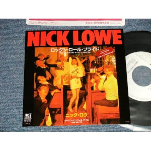 Photo: NICK LOWE ニック・ロウ - A) I KNEW THE BRIDE (WHEN SHE USED ROCK 'N' ROLL) ロックン・ロール・ブライド  B) DARLIN' ANGEL EYES ダーリン・エンジェル・アイズ (MINT-/MINT) / 1985 JAPAN ORIGINAL Used 7" 45's Single  