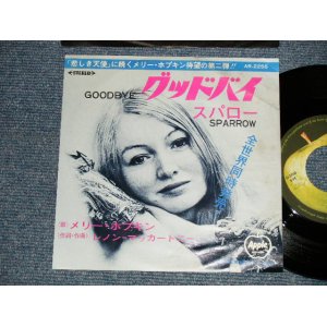 Photo: MARY HOPKIN メリー・ホプキン - A) GOODBYE グッドバイ  B) SPARROW スパロー  (Ex/MINT-) / 1969  JAPAN ORIGINAL Used 7" Single 