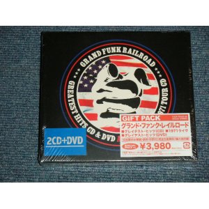 Photo: GRAND FUNK RAILROAD GFR グランド・ファンク・レイルロード - GREATEST HITS  CD & DVD :LIVE THE 1971 TOUR CD ギフト・パック  (SEALED) / 2002 JAPAN ORIGINAL ”LIMITED”"BRAND NEW SEALED" CD+DVD With OBI