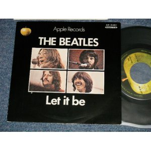 Photo: The The BEATLES ビートルズ - A) LET IT BE レット・イット・ビー  B) YOU KNOW MY NAME  (Ex++/Ex+++) / 1970 ¥400 Mark JAPAN ORIGINAL 1st Press "STEREO Credit" Used 7" Single 