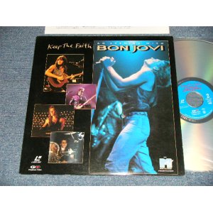 Photo: BON JOVI ボン・ジョヴィ - KEEP THE FAITH (Ex+++/MINT) / 1993 JAPAN  'NTSC' SYSTEM used LaserDisc 