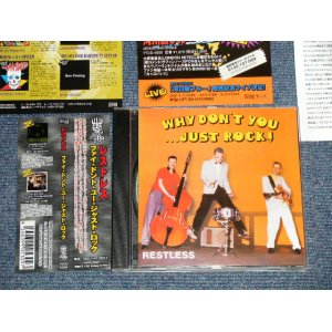 Photo: RESTLESS  レストレス - WHY DON'T YOU...JUST ROCK! (MINT-/MINT) / 2005 UK ENGLAND  Press + Japan OBI & LINNER JAPAN Used CD with OBI 