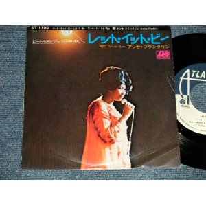 Photo: ARETHA FRANKLIN  アレサ・フランクリン  - A ) LET IT BE  B ) CALL ME (Ex++/Ex+++ Looks:MINT- EDSP) / 1970 JAPAN ORIGINAL "WHITE LABEL PROMO" Used 7"45 Single with PICTURE SLEEVE 