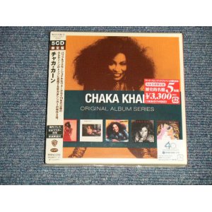 Photo: CHAKA KHAN チャカ・カーン - ORIGINAL ALBUM SERIESファイヴ・オリジナル・アルバムズ 限定版 (SEALED) / 1999 JAPAN ORIGINAL "Mini-LP Paper Sleeve" "Brand New Sealed" 5-CD's SET with OBI