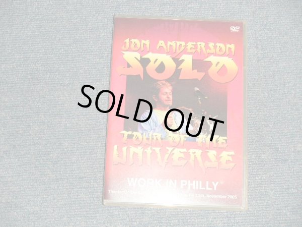 Photo1: JON ANDERSON - WORK IN PHILLY (NEW) / "BRAND NEW" COLLECTORS DVD-R