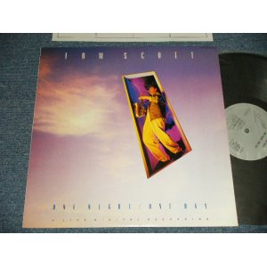 Photo: TOM SCOTT トム・スコット - ONE NIGHT ONE DAY (MINT/MINT)/ 1986 JAPAN ORIGINAL "PROMO" Used LP 