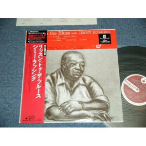 Photo: JIMMY RUSHING ジミー・ラッシング - LISTEN TO THE BALUEDリッスン・トゥ・ザ・ブルース (MINT-/MINT-) / 1991 JAPAN REISSUE  Used LP With OBI