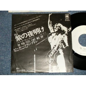 Photo: PETER FRAMPTON ピーター・フランプトン - A) DO YOU FEEL LIKE WE DO 紫の夜明け  B) PENNY FOR YOUR THOUGHTS 空白の時間 (Ex++/Ex+++) / 1976 JAPAN ORIGINAL "PROMO ONLY JACKET" Used 7" 45rpm Single 