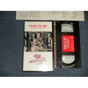 Photo: PINK CREAM 69 ピンク・クリーム69 - SIZE IT UP : LIVE IN JAPAN '92 (MINT-/MINT)  / 1993 JAPAN ORIGINAL Used  VIDEO  [VHS]