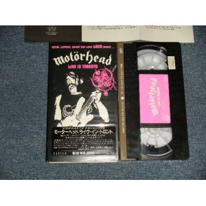 Photo: MOTORHEAD モーターヘッド - LIVE IN TORONTO (MINT-/MINT)  / 1990 JAPAN ORIGINAL Used  VIDEO  [VHS]