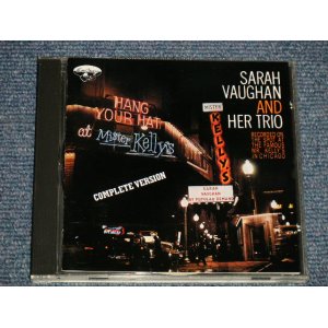 Photo: SARAH VAUGHAN And HER TRIO サラ・ヴォーン - AT MISTER KELLY'S アット・ミスター・ケリーズ（コンプリート・ヴァージョン) (MINT-/MINT) / 1984 JAPAN ORIGINAL Used CD  