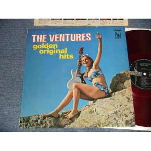 Photo: THE VENTURES ベンチャーズ -  GOLDEN ORIGINAL HITS 太陽の街 (Ex++/Ex+) / 1967 JAPAN ORIGINAL "2000 Yen Mark"  "RED WAX" used LP 