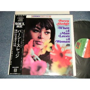 Photo: PERCY SLEDGE パーシー・スレッジ - WHEN A MAN LOVES A WOMAN 男が女を愛する時(MINT-/MINT-) / 1972 JAPAN REISSUE Used LP with OBI 