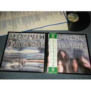 Photo: DEEP PURPLE ディープ・パープル - MACHINE HEAD マシン・ヘッド (With Poster Lyrics) (MINT-/MINT) / 1976 Version JAPAN REISSUE Used LP with OBI