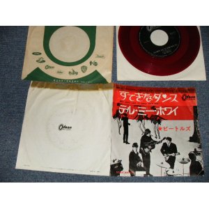 Photo: The The BEATLES ビートルズ - A) I'M HAPPY JUST TODANCE WITH YOU すてきなダンス  B) TELL ME WHYテル・ミー・ホワイ (VG++/Ex+ TOC) /1965? Version? NO PRICE Mark JAPAN "RED WAX 赤盤" Used 7" Single 