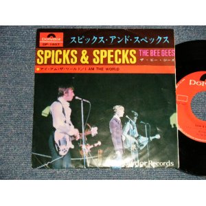 Photo: The Bee Gees ビージーズ -  A) SPICKS & SPECKS  B)I AM THE WORLD (Ex++/Ex+++) / 1969 JAPAN ORIGINAL used 7" Single 