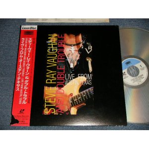 Photo: STEVIE RAY VAUGHAN スティーヴィー・レイ・ヴォーン - LIVE FROM AUSITIN TEXAS(MINT-/MINT)  / 1995 JAPAN  'NTSC' SYSTEM used LaserDisc with OBI 