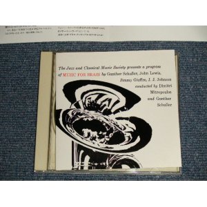 Photo: THE JAZZ AND CLASSICAL MUSIC SOCIETY PRESENTS A PROGRAM Gunther Schuller, John Lewis, Jimmy Giuffre, J. J. Johnson* Conducted By Dimitri Mitropoulos And Gunther Schuller Ｆeat.MILES DAVIS ブラス・アンサンブル・オブ・ザ・ジャズ・アンド・クラシカル・ミュージック・ソサエティ　Music For Brass　 (MINT-/MINT) / 1990 JAPAN Used CD with OBI