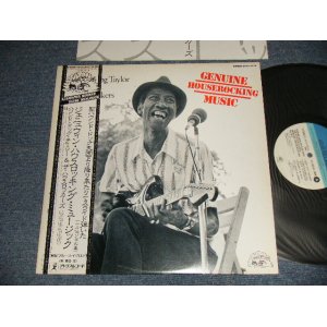 Photo: HOUD DOG TAYLOR & THE HOUSEROCKERS ハウンド・ドッグ・テイラー＆ザ・ハウス・ロッカーズ - GENEINE HOUSEROCKING MUSIC (Ex+/MINT-) / 1982 JAPAN ORIGINAL Used LP with OBI