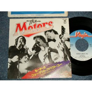 Photo: The MOTORS モーターズ - A)FORGET ABOUT YOU フォーゲット・アバウト・ユー  B)SENSATION センサイション (Ex+++/Ex+, MINT-) / 1978 JAPAN ORIGINAL Used 7" Single 